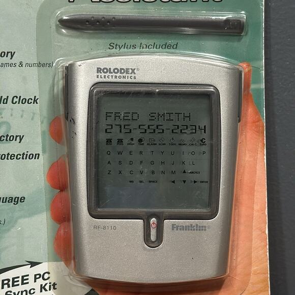 Vintage ROLODEX ELECTRONICS touch screen personal digital assistant RF-8110 - Picture 2 of 8